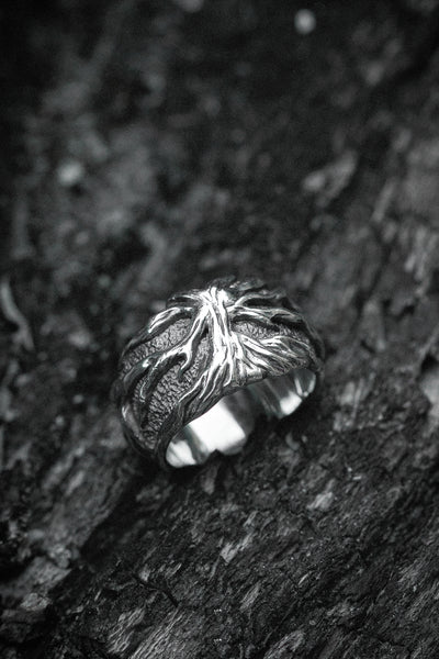 Shop Artisan Jewellery Brand Helios Sterling Silver Angelim Ring at Erebus