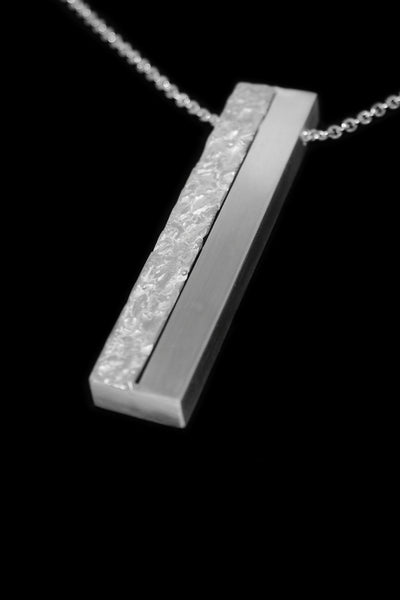 Shop Emerging Slow Fashion Avant-garde Jewellery Designer David Gaboriau Polished Silver Prélude Necklace at Erebus