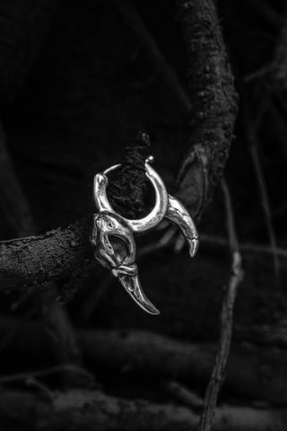 Shop Artisan Jewellery Brand Helios Silver Ancient Earring at Erebus