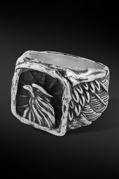 Shop Artisan Jewellery Brand Helios Sterling Silver Andes Ring at Erebus
