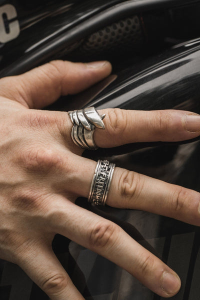 Shop Artisan Jewellery Brand Helios Sterling Silver Break Ring at Erebus