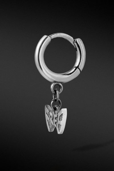 Shop Artisan Jewellery Brand Helios Sterling Silver Free Earring at Erebus