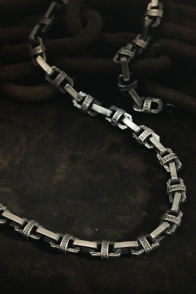 Shop Artisan Jewellery Brand Helios Sterling Silver Freedom Chain Necklace at Erebus