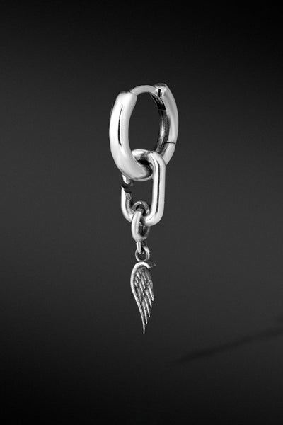 Shop Artisan Jewellery Brand Helios Sterling Silver Wing Earring at Erebus