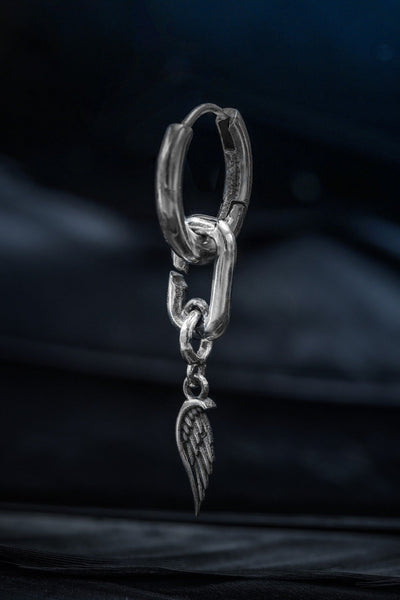 Shop Artisan Jewellery Brand Helios Sterling Silver Wing Earring at Erebus