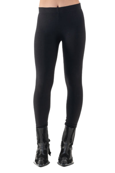 Shop Emerging Slow Fashion Genderless Alternative Avant-garde Designer Mark Baigent Annex Collection Fair Trade Black Biodegradable Ecovera Zena Leggings at Erebus