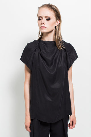 Shop Emerging Contemporary Womenswear brand Too Damn Expensive Drape T at Erebus