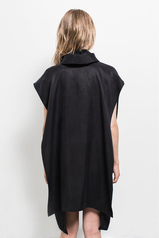 Shop Emerging Contemporary Womenswear brand Too Damn Expensive Asymmetric Poncho at Erebus