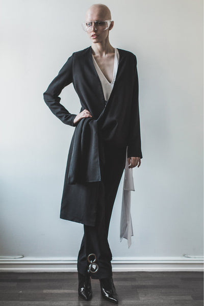 Shop Emerging Contemporary Womenswear brand Too Damn Expensive Suit Jacket at Erebus