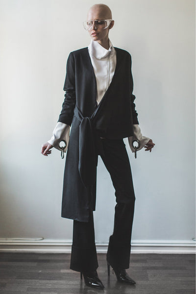 Shop Emerging Contemporary Womenswear brand Too Damn Expensive Suit Jacket at Erebus