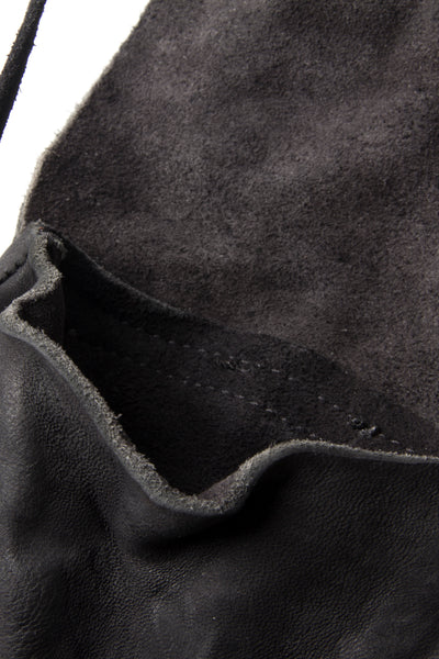 Shop Emerging Slow Fashion Avant-garde Artisan Leather Brand Gegenüber Black Reise 2 Everyday Bag at Erebus