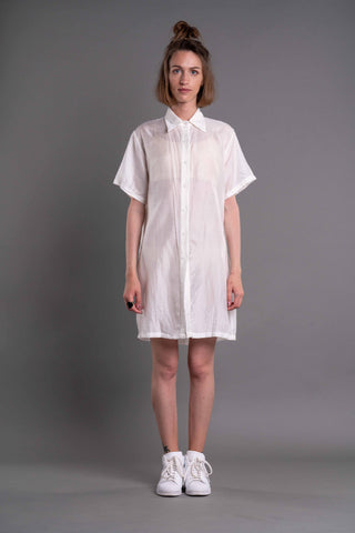 Shop Emerging Dark Conceptual Brand Anagenesis Albedo Collection White D-Shirt at Erebus