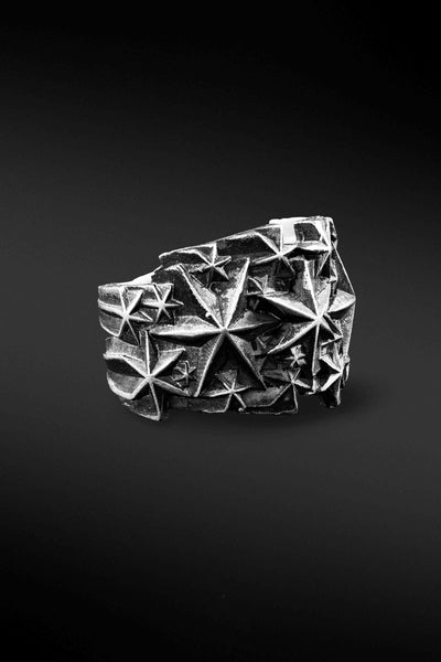 Shop Artisan Jewellery Brand Helios Sterling Silver All Star Ring at Erebus