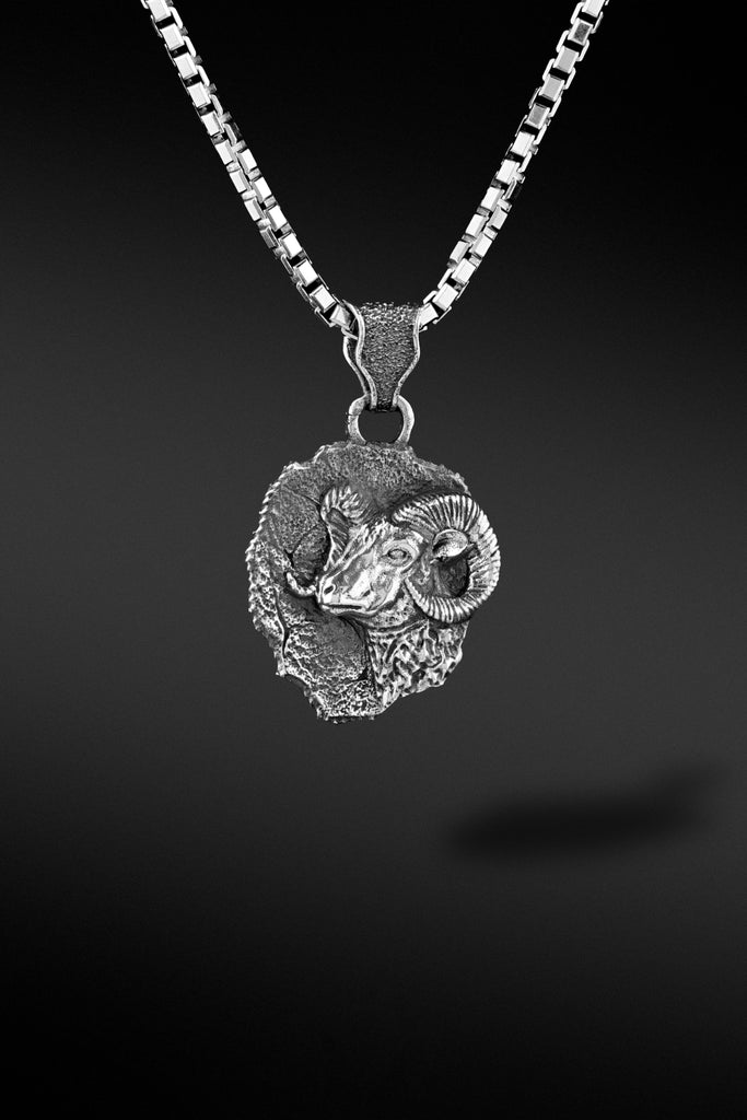 Shop Artisan Jewellery Brand Helios Silver Aries Pendant at Erebus