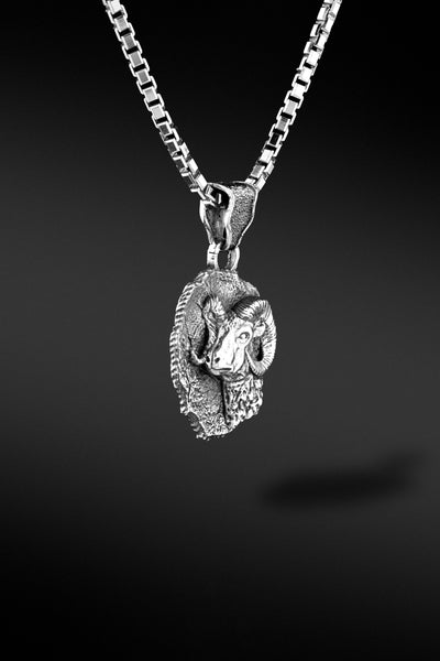Shop Artisan Jewellery Brand Helios Silver Aries Pendant at Erebus