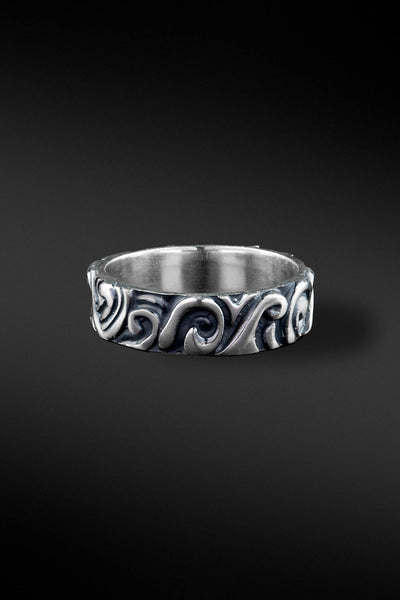 Shop Artisan Jewellery Brand Helios Sterling Silver Billow Ring at Erebus