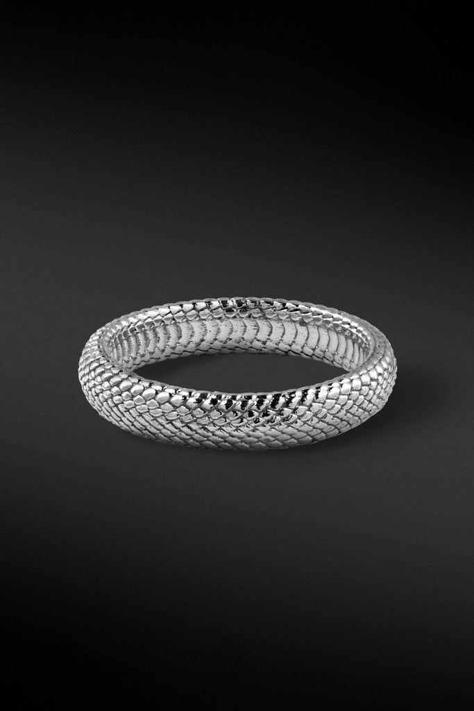 Shop Artisan Jewellery Brand Helios Sterling Silver Conda Serpent Ring at Erebus