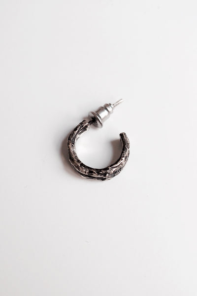 Shop Emerging Slow Fashion Avant-garde Jewellery Brand OSS Haus Silver Double Earring at Erebus