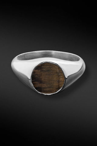 Shop Artisan Jewellery Brand Helios Sterling Silver and Tigre Eye Stone Elegant Ring at Erebus