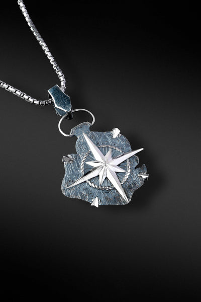 Shop Artisan Jewellery Brand Helios Sterling Silver Find the World Necklace at Erebus