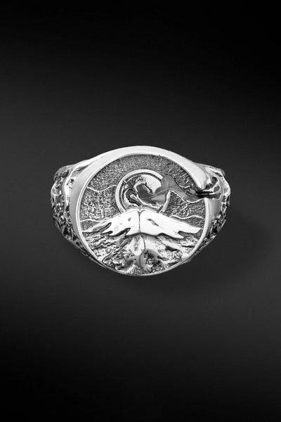 Shop Artisan Jewellery Brand Helios Sterling Silver Fushi Ring at Erebus