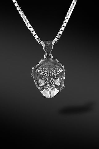 Shop Artisan Jewellery Brand Helios Silver Gemini Pendant at Erebus