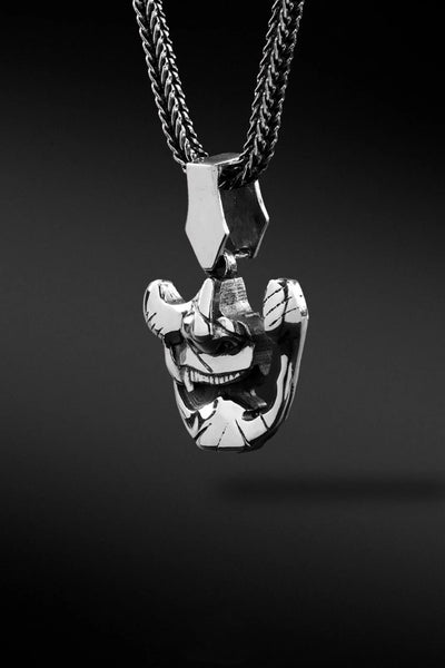 Shop Artisan Jewellery Brand Helios Sterling Silver Ghost Bushido Necklace at Erebus