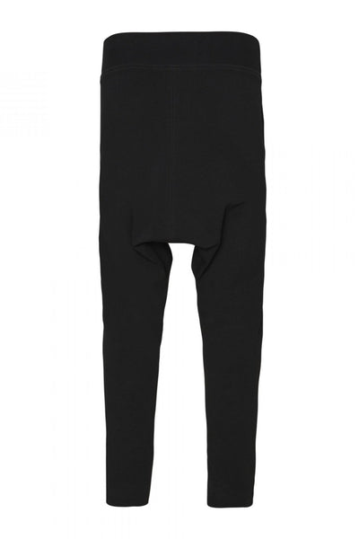 Shop Emerging Unisex Street Brand Monochrome Black Gusset Sweatpants at Erebus
