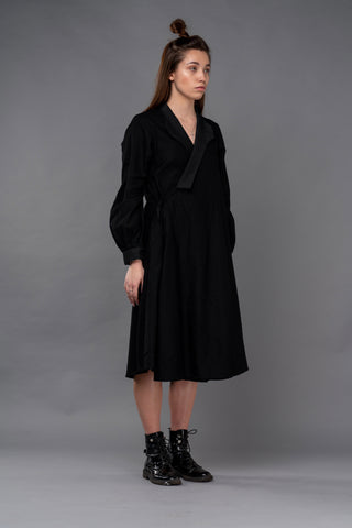 Shop Emerging Dark Conceptual Brand Anagenesis Black Kimono Jacket at Erebus
