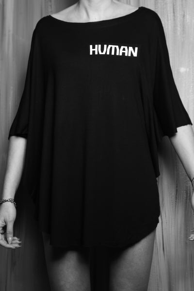 Shop #beHUMAN Women's Short Sleeve T at Erebus Shop for a cause