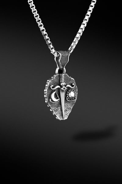 Shop Artisan Jewellery Brand Helios Silver Libra Pendant at Erebus