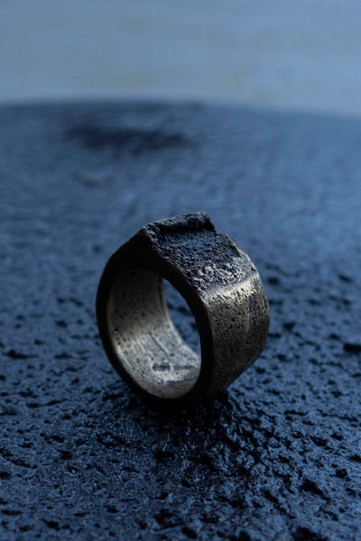 Surface/Cast Jewelry Blackened Bronze Mid Simulation 1 Ring at Erebus