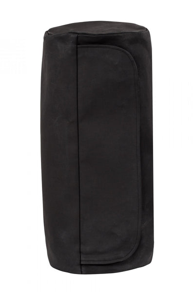 Shop Emerging Unisex Street Brand Monochrome Black Cylindrical Backpack at Erebus