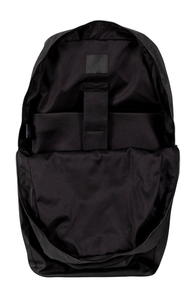 Shop Emerging Unisex Street Brand Monochrome Black Round Backpack at Erebus