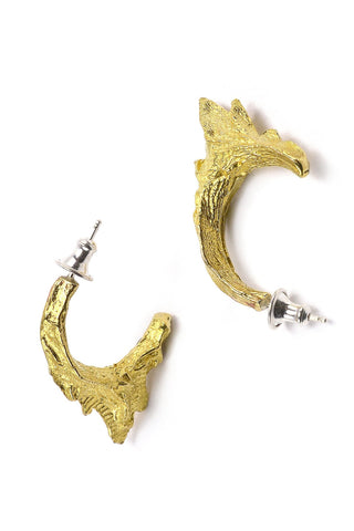 Shop emerging slow fashion jewellery brand Eilisain Ondine Earrings in Gold - Erebus - 1