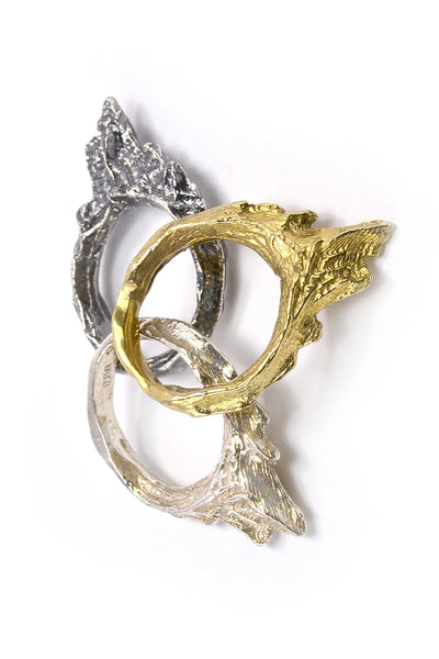 Shop emerging slow fashion jewellery brand Eilisain Ondine Ring in Silver - Erebus - 2