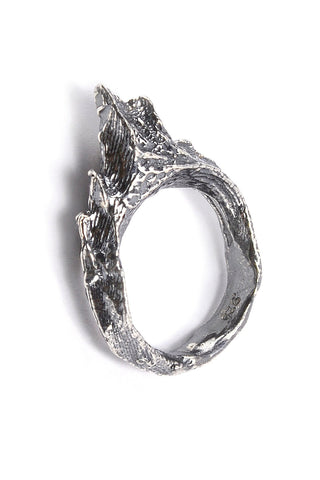 Shop emerging slow fashion jewellery brand Eilisain Ondine Ring in Silver - Erebus - 1