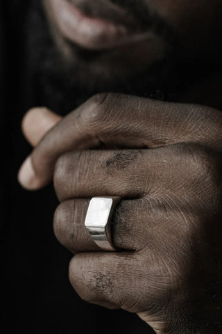 Shop Artisan Jewellery Brand Helios Sterling Silver Quiet Ring at Erebus