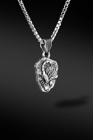 Shop Artisan Jewellery Brand Helios Silver Scorpio Pendant at Erebus