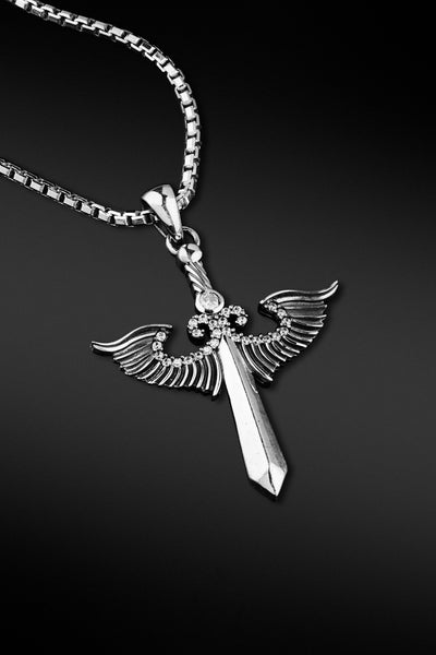 Shop Artisan Jewellery Brand Helios Sterling Silver with Cubic Zirconia Scout Pendant at Erebus