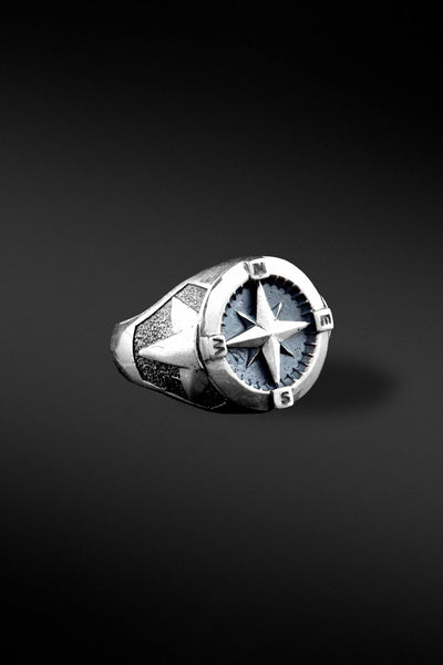 Shop Artisan Jewellery Brand Helios Sterling Silver Signet Dial Ring at Erebus