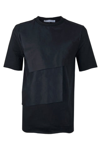 Shop Emerging Conscious Slow Fashion Avant-garde Designer Marco Scaiano SS21 Black Lee T-Shirt at Erebus