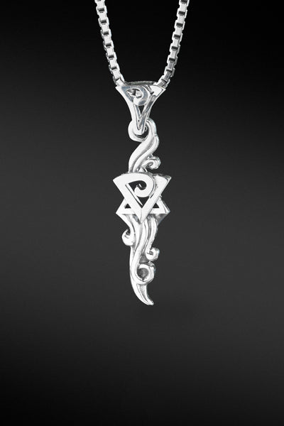 Shop Artisan Jewellery Brand Helios Sterling Silver Thuanthien Dagger Gothic Pendant at Erebus