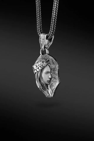Shop Artisan Jewellery Brand Helios Silver Virgo Pendant at Erebus