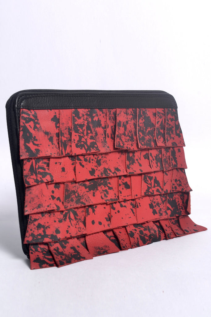 Shop Emerging Slow Fashion Accessory Brand Anoir by Amal Kiran Jana 11" Leather Laptop Case at Erebus