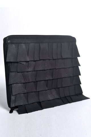 Shop Emerging Slow Fashion Accessory Brand Anoir by Amal Kiran Jana 13" Leather Laptop Case at Erebus